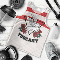 Italy Tuscany Men Tank Top Pegasus With Map Style LT19