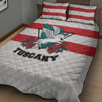 Italy Tuscany Quilt Bed Set Pegasus With Map Style - Wonder Print Shop