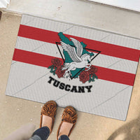 Italy Tuscany Rubber Doormat Pegasus With Map Style - Wonder Print Shop