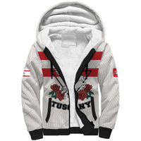 Italy Tuscany Sherpa Hoodie Pegasus With Map Style LT19