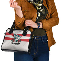 Italy Tuscany Shoulder Handbag Pegasus With Map Style - Wonder Print Shop