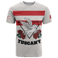 Italy Tuscany T Shirt Pegasus With Map Style LT19