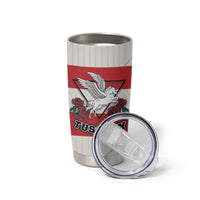 Italy Tuscany Tumbler Cup Pegasus With Map Style - Wonder Print Shop