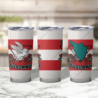 Italy Tuscany Tumbler Cup Pegasus With Map Style - Wonder Print Shop