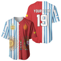Custom Argentina Spain 2026 World Final Football Baseball Jersey Road To Glory
