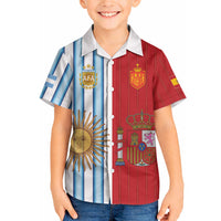 Custom Argentina Spain 2026 World Final Football Hawaiian Shirt Road To Glory