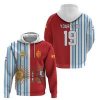 Custom Argentina Spain 2026 World Final Football Hoodie Road To Glory