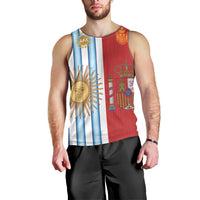 Custom Argentina Spain 2026 World Final Football Men Tank Top Road To Glory