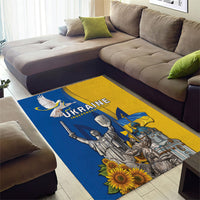 Ukraine Independence Day Area Rug Tryzub Heritage Freedom Pride