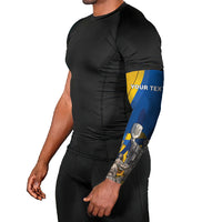Personalized Ukraine Independence Day Arm Sleeves Tryzub Heritage Freedom Pride