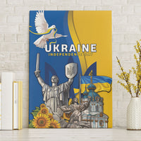 Ukraine Independence Day Canvas Wall Art Tryzub Heritage Freedom Pride