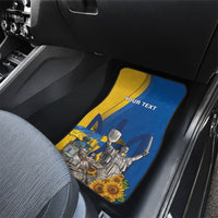 Personalized Ukraine Independence Day Car Mats Tryzub Heritage Freedom Pride
