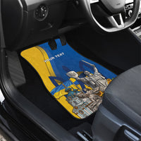 Personalized Ukraine Independence Day Car Mats Tryzub Heritage Freedom Pride