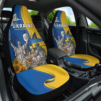Ukraine Independence Day Car Seat Cover Tryzub Heritage Freedom Pride