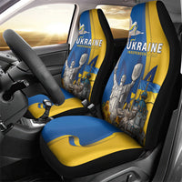 Ukraine Independence Day Car Seat Cover Tryzub Heritage Freedom Pride