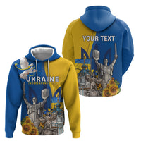 Personalized Ukraine Independence Day Hoodie Tryzub Heritage Freedom Pride