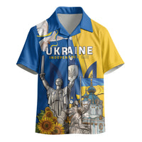 Personalized Ukraine Independence Day Kid Hawaiian Shirt Tryzub Heritage Freedom Pride