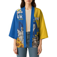 Personalized Ukraine Independence Day Kimono Tryzub Heritage Freedom Pride