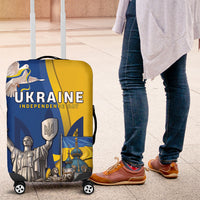 Ukraine Independence Day Luggage Cover Tryzub Heritage Freedom Pride