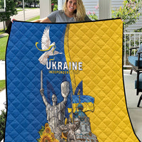 Ukraine Independence Day Quilt Tryzub Heritage Freedom Pride