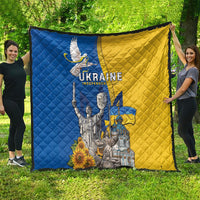 Ukraine Independence Day Quilt Tryzub Heritage Freedom Pride