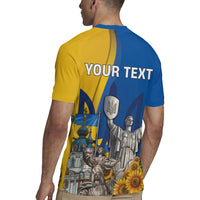 Personalized Ukraine Independence Day Rugby Jersey Tryzub Heritage Freedom Pride