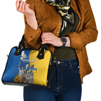 Ukraine Independence Day Shoulder Handbag Tryzub Heritage Freedom Pride