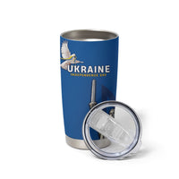 Personalized Ukraine Independence Day Tumbler Cup Tryzub Heritage Freedom Pride