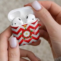 Personalized Glamorgan Wales AirPods Case The Tudor Rose Of Wales - Wonder Print Shop