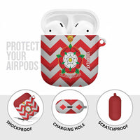 Personalized Glamorgan Wales AirPods Case The Tudor Rose Of Wales - Wonder Print Shop