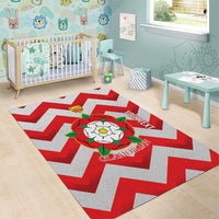Personalized Glamorgan Wales Area Rug The Tudor Rose Of Wales - Wonder Print Shop