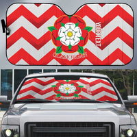 Personalized Glamorgan Wales Auto Sun Shade The Tudor Rose Of Wales - Wonder Print Shop