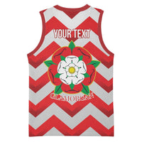 Personalized Glamorgan Wales Basketball Jersey The Tudor Rose Of Wales - Wonder Print Shop