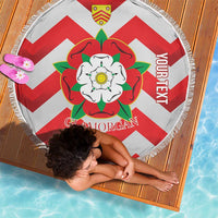 Personalized Glamorgan Wales Beach Blanket The Tudor Rose Of Wales - Wonder Print Shop