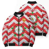 Personalized Glamorgan Wales Bomber Puffer Jacket The Tudor Rose Of Wales - Wonder Print Shop