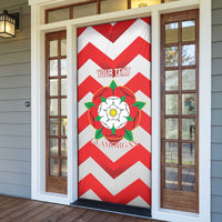 Personalized Glamorgan Wales Door Cover The Tudor Rose Of Wales - Wonder Print Shop