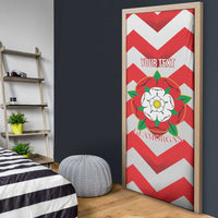Personalized Glamorgan Wales Door Cover The Tudor Rose Of Wales - Wonder Print Shop