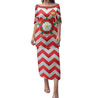 Personalized Glamorgan Wales Family Matching Puletasi and Hawaiian Shirt The Tudor Rose Of Wales - Wonder Print Shop