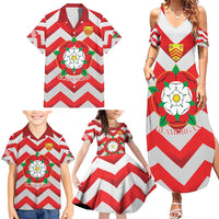 Personalized Glamorgan Wales Family Matching Summer Maxi Dress and Hawaiian Shirt The Tudor Rose Of Wales - Wonder Print Shop