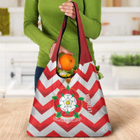 Personalized Glamorgan Wales Grocery Bag The Tudor Rose Of Wales - Wonder Print Shop