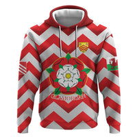 Personalized Glamorgan Wales Hoodie The Tudor Rose Of Wales - Wonder Print Shop