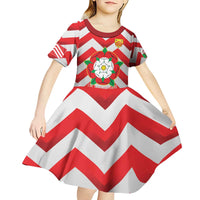 Personalized Glamorgan Wales Kid Short Sleeve Dress The Tudor Rose Of Wales - Wonder Print Shop