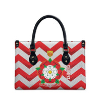 Personalized Glamorgan Wales Leather Bag The Tudor Rose Of Wales - Wonder Print Shop