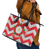 Personalized Glamorgan Wales Leather Tote Bag The Tudor Rose Of Wales - Wonder Print Shop