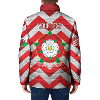Personalized Glamorgan Wales Padded Jacket The Tudor Rose Of Wales - Wonder Print Shop
