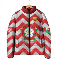 Personalized Glamorgan Wales Padded Jacket The Tudor Rose Of Wales - Wonder Print Shop