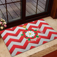 Personalized Glamorgan Wales Rubber Doormat The Tudor Rose Of Wales - Wonder Print Shop