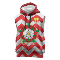 Personalized Glamorgan Wales Sleeveless Hoodie The Tudor Rose Of Wales - Wonder Print Shop