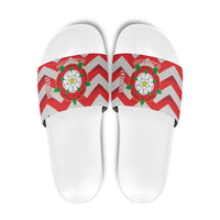 Personalized Glamorgan Wales Slide Sandals The Tudor Rose Of Wales - Wonder Print Shop