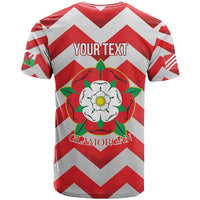 Personalized Glamorgan Wales T Shirt The Tudor Rose Of Wales - Wonder Print Shop